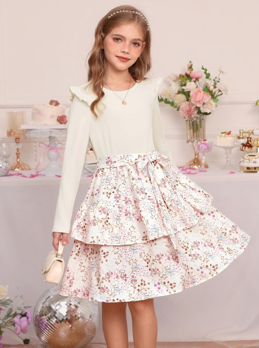Rosabelle Charm Dress – Sweet & Elegant Boutique Dress for Girls