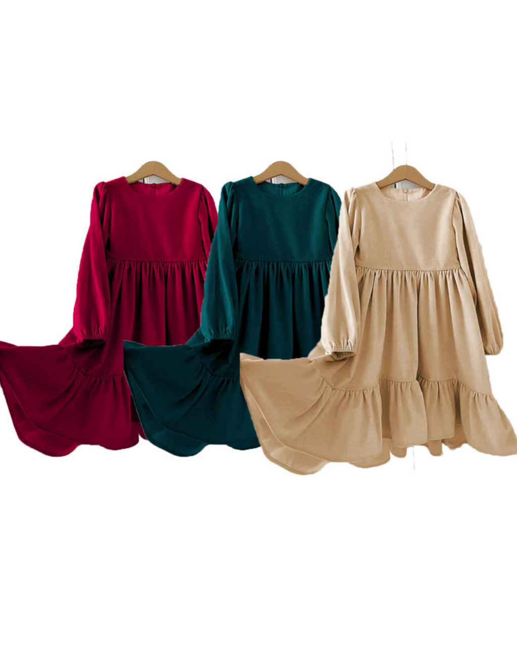 Enchanté Velvet Christmas Dress – Elegant Festive Party Gown