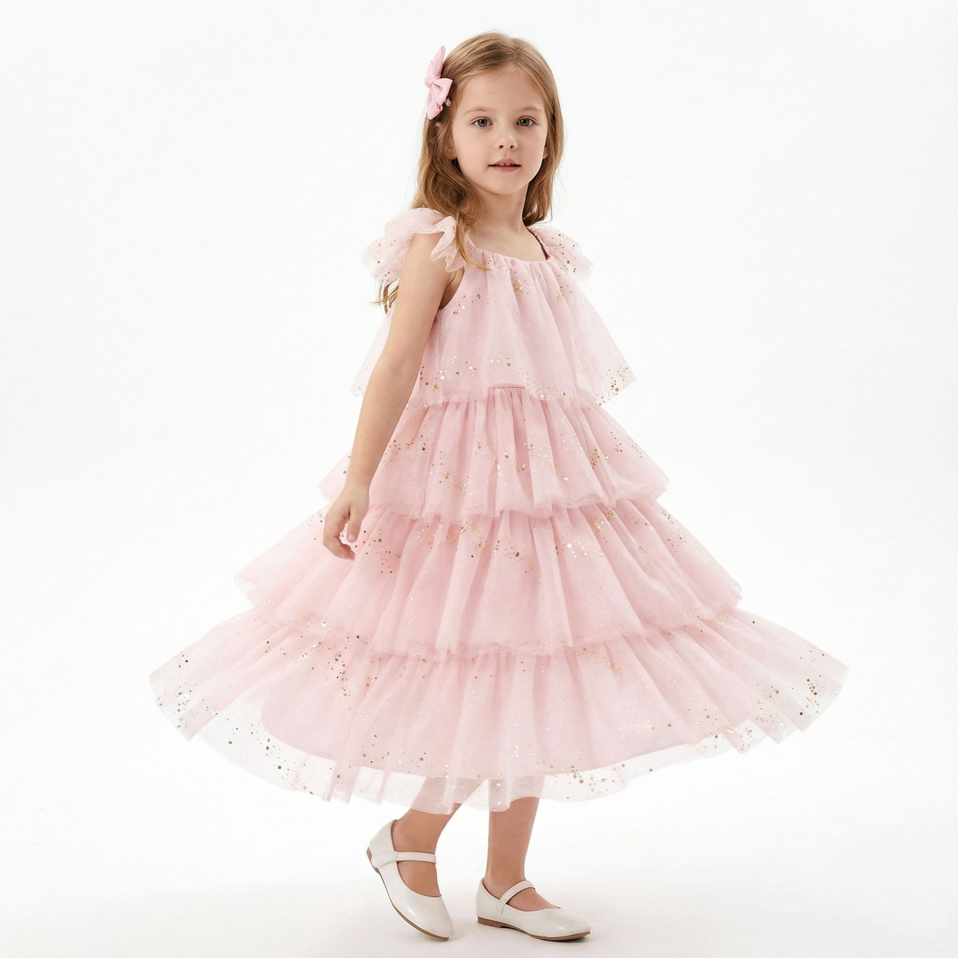 Glimmerelle Sparkle Dress – Enchanting Sequined Party Dress for Girls