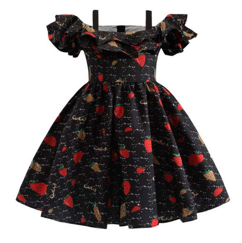Bloomella Summer Dress – Charming Floral Print Dress for Girls
