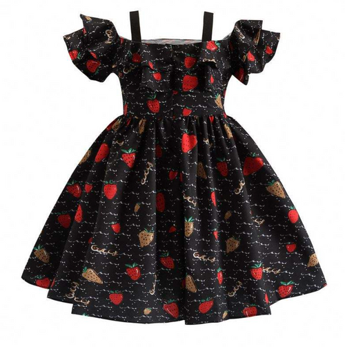 Bloomella Summer Dress – Charming Floral Print Dress for Girls