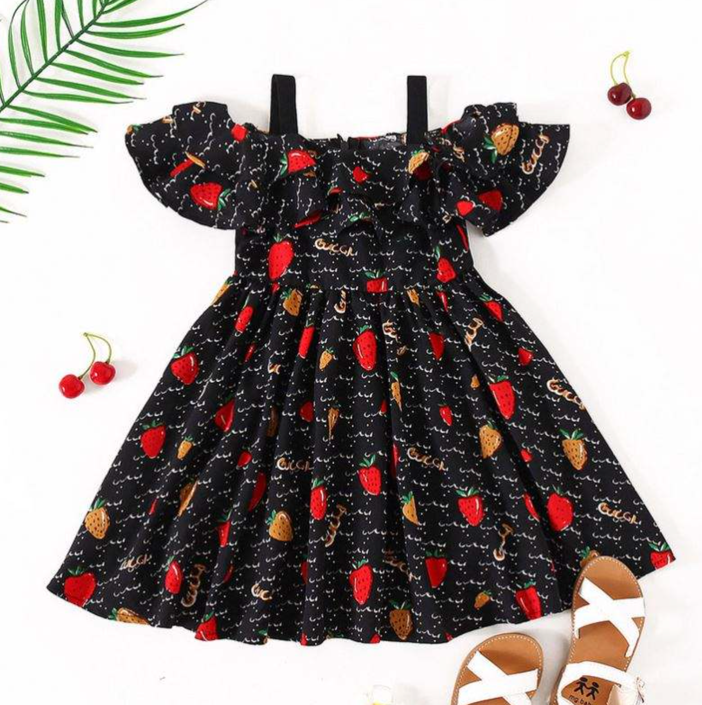 Bloomella Summer Dress – Charming Floral Print Dress for Girls